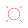 Sonnig-Piktogramm